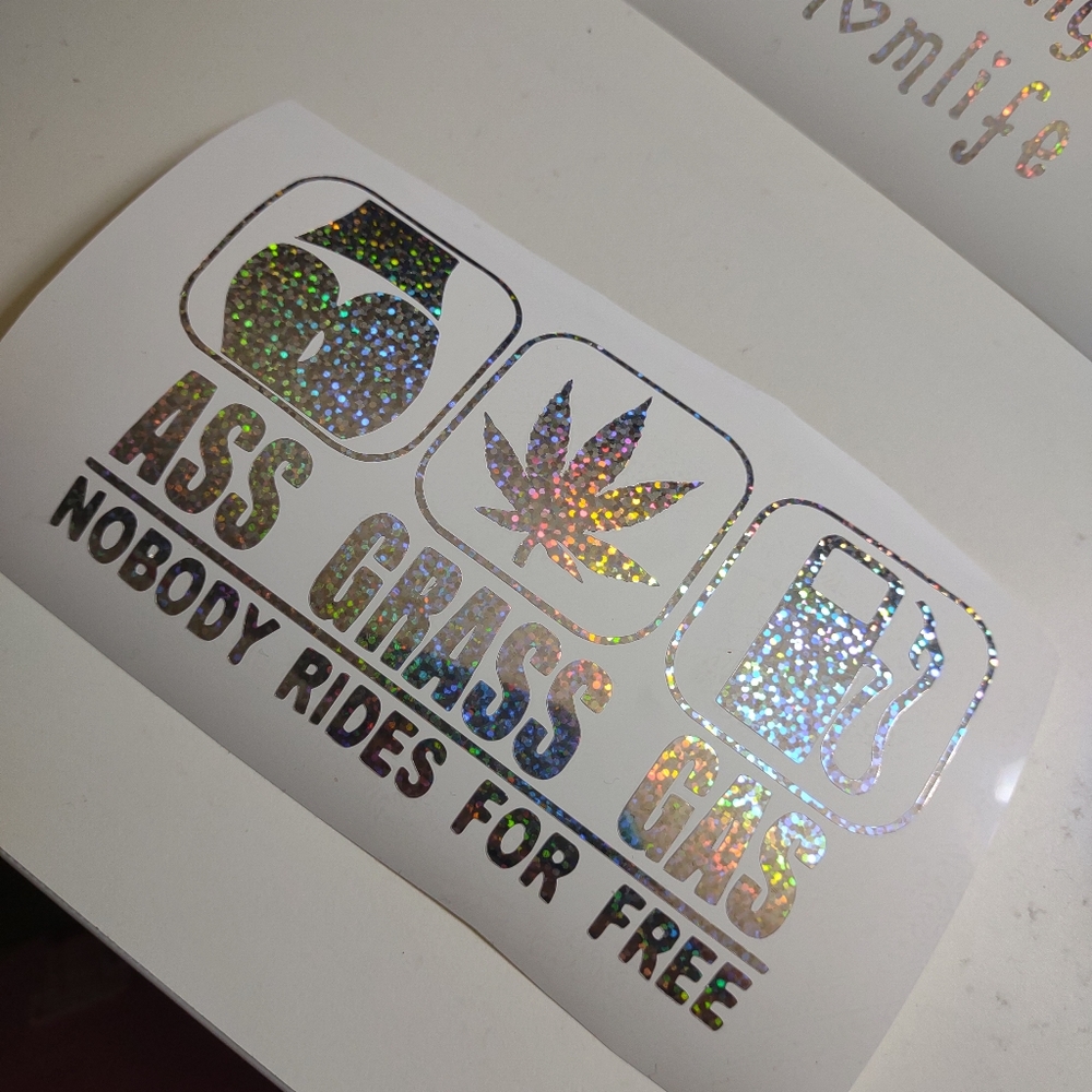 Holographic Decal Gas/grass